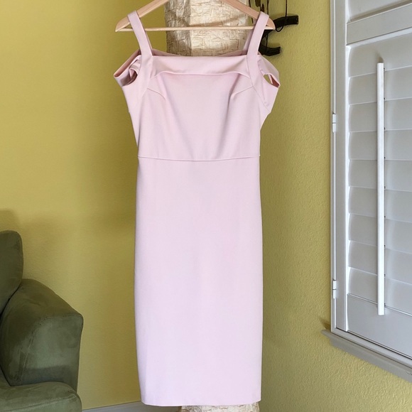 🆕 NWT Sami & Dani Blush Pink Cold Shoulder Dress - Picture 2 of 6